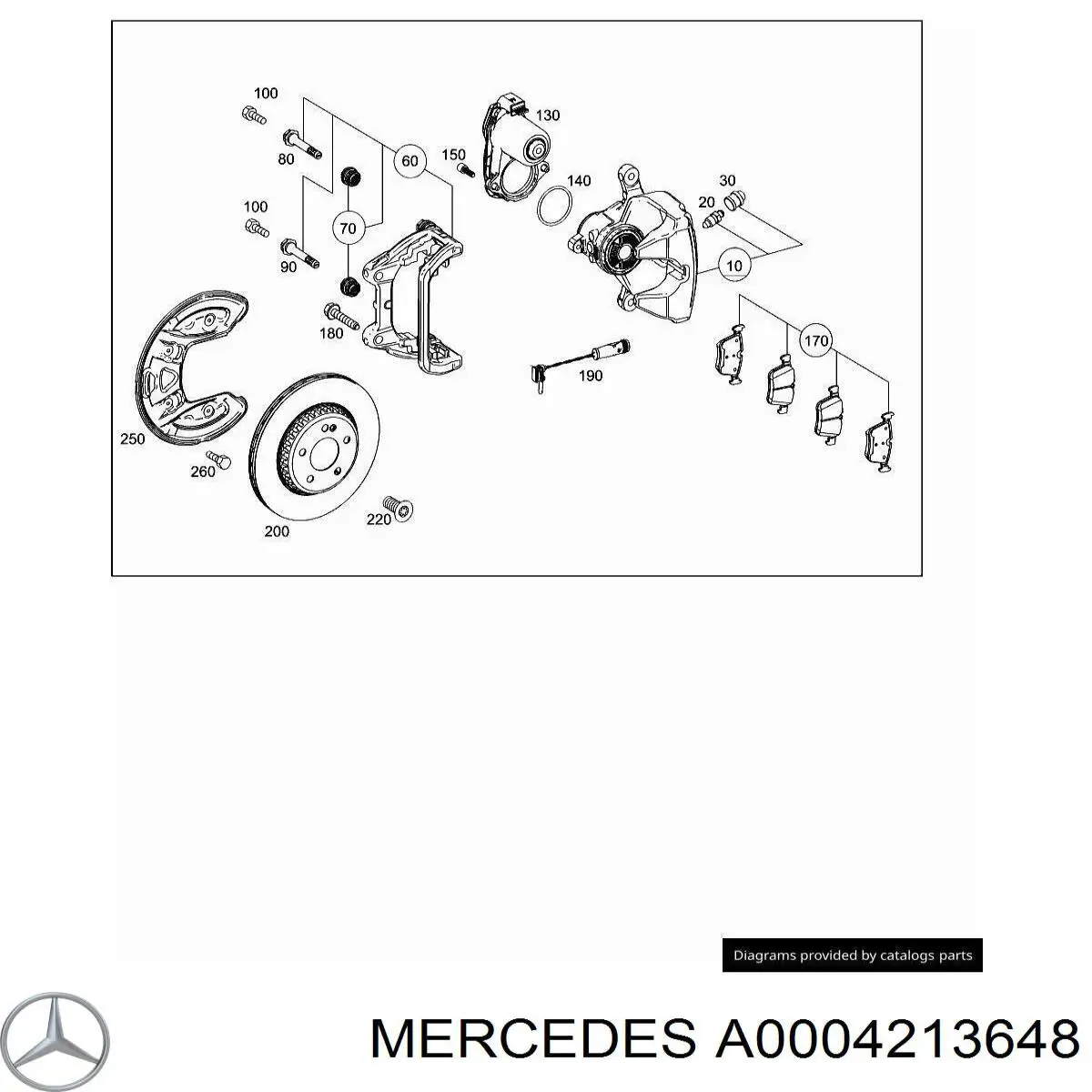  Mercedes A0004213648 precio, desde 9,65 EUR