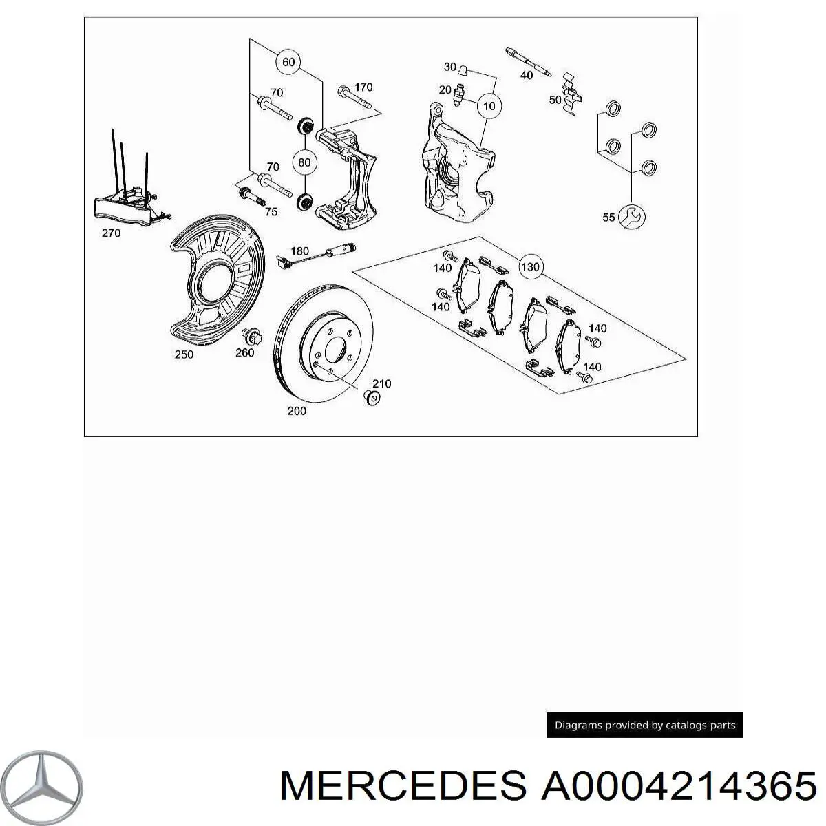  Mercedes A0004214365 precio, desde 8,50 EUR