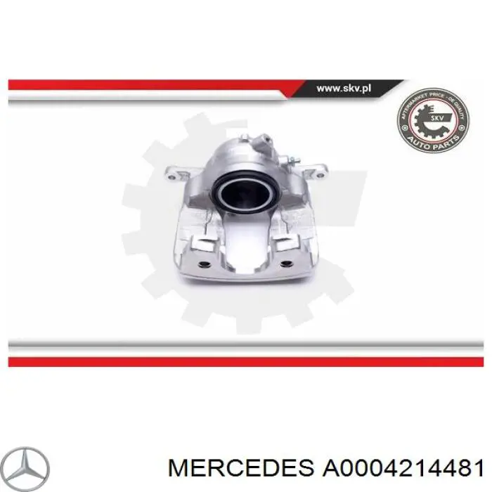 A0004214481 Mercedes pinza de freno delantera derecha