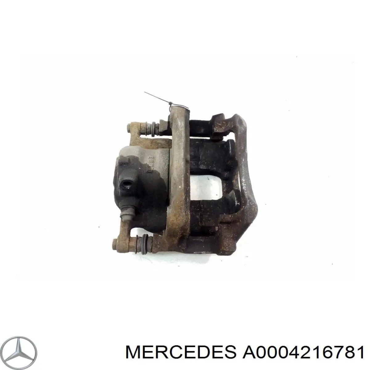 Pinza de freno delantera izquierda A0004216781 Mercedes