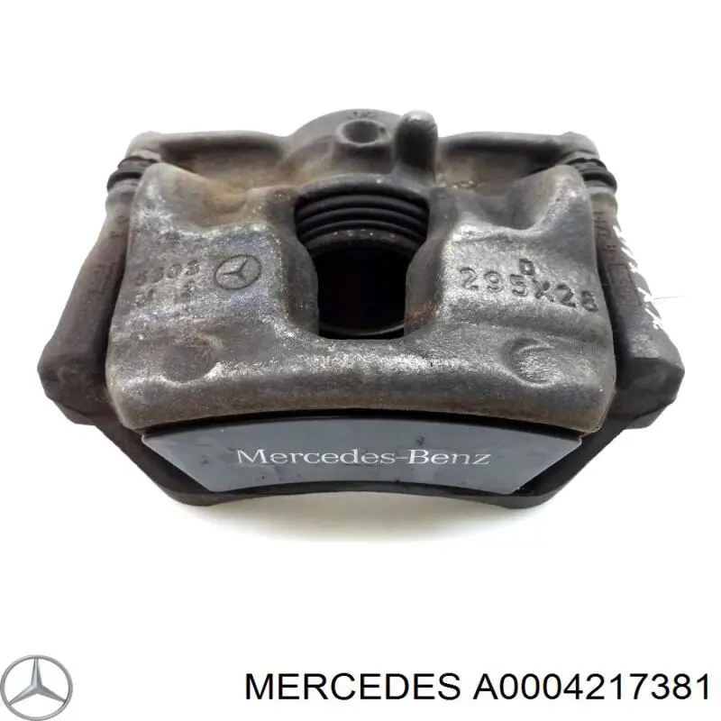 A0004216181 Mercedes pinza de freno delantera izquierda