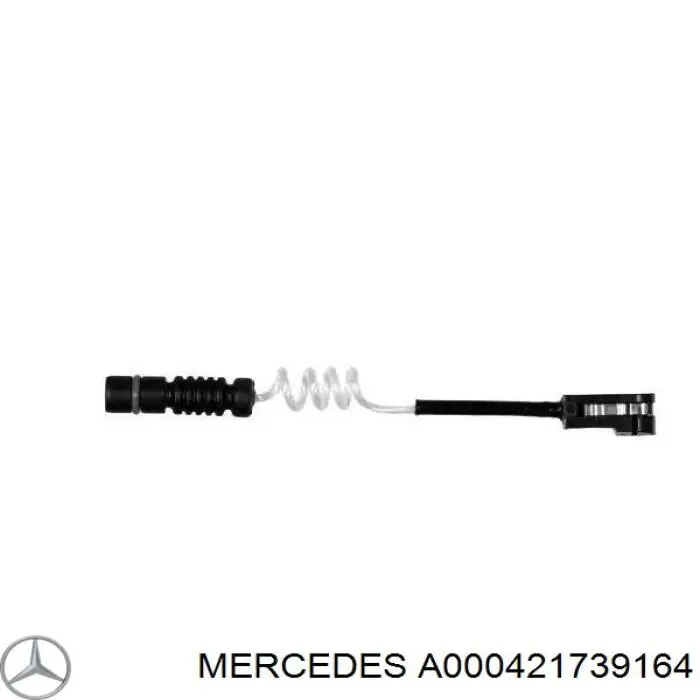 Juego de resortes de sujeción de pastillas de freno traseras Mercedes 0004217391