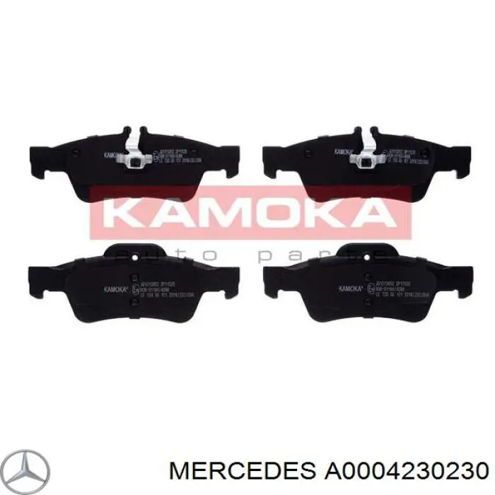 Comprar A0004230230 Mercedes Pastillas de freno traseras