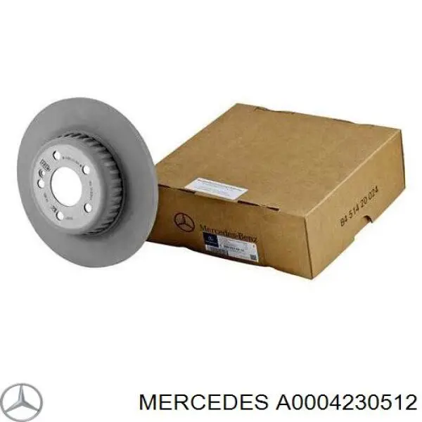 Disco de freno trasero Mercedes A0004230512 precio, desde 76,96 EUR