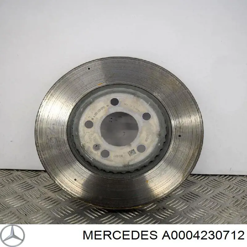 Disco de freno trasero A0004230712 Mercedes