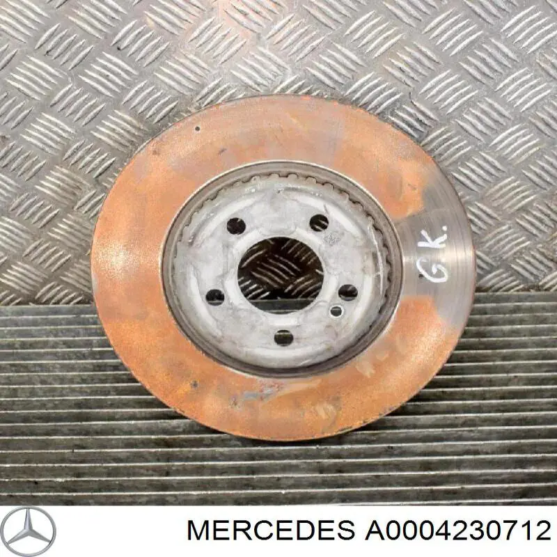 Disco de freno trasero MERCEDES A0004230712