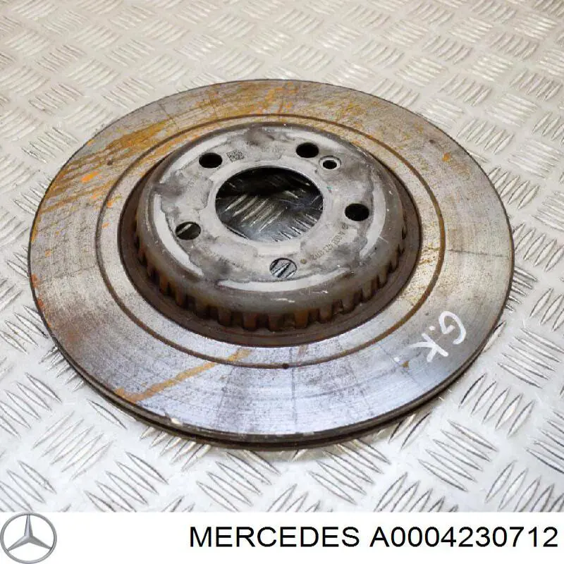 Disco de freno trasero Mercedes A0004230712 precio, desde 124,87 EUR
