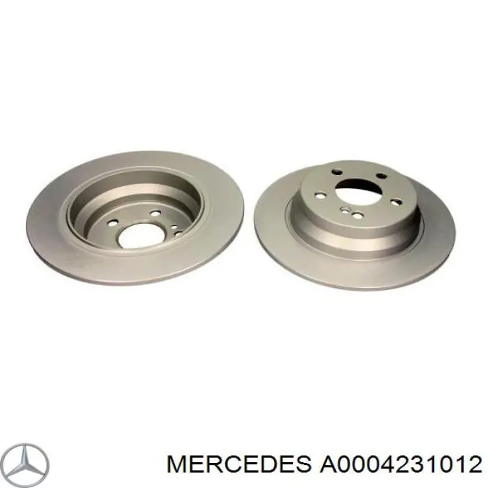 Disco de freno trasero Mercedes A0004231012 precio, desde 38,58 EUR