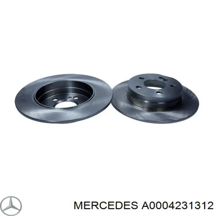Comprar A0004231312 Mercedes Disco de freno trasero