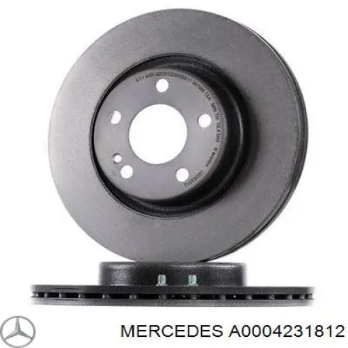 A000423181269 Mercedes disco de freno trasero