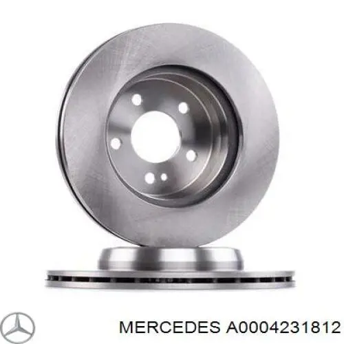 Comprar A0004231812 Mercedes Disco de freno trasero