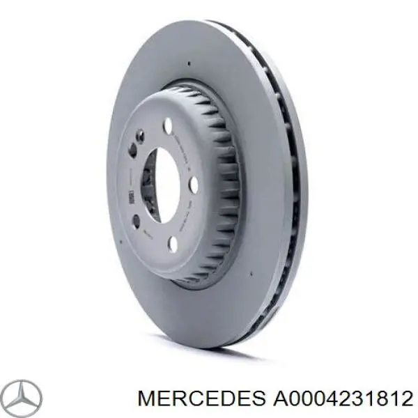 Disco de freno trasero A0004231812 Mercedes
