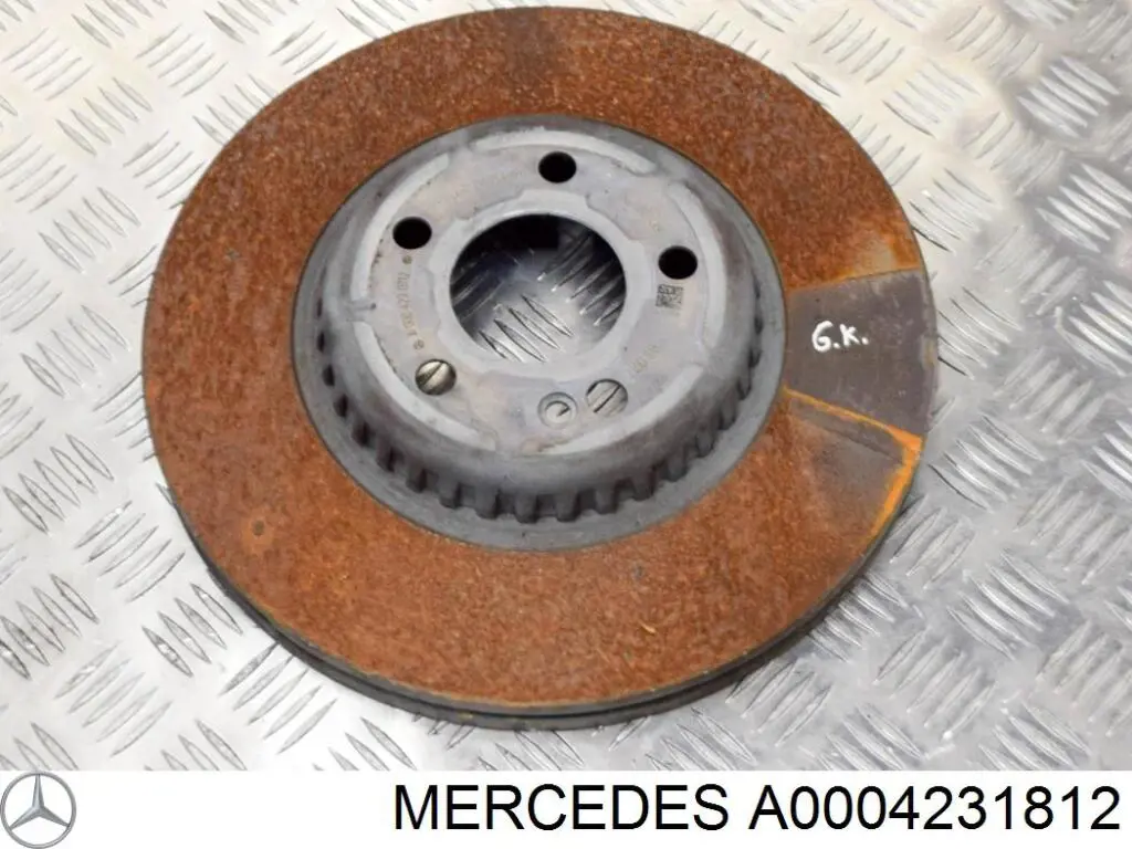 Comprar A0004231812 Mercedes Disco de freno trasero