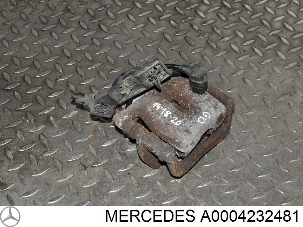 A0004232481 Mercedes Pinza de freno trasera derecha