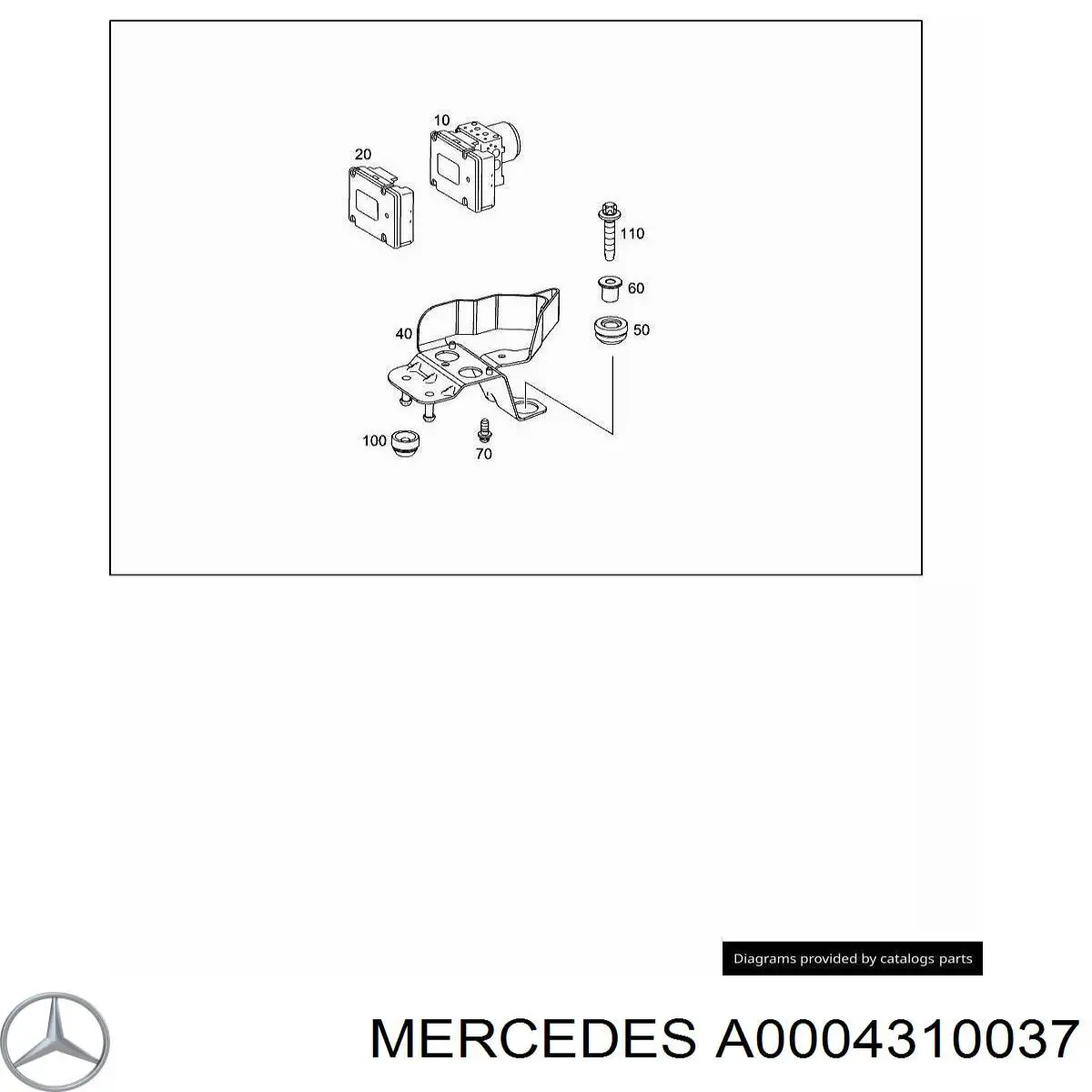 A0004310037 Mercedes 