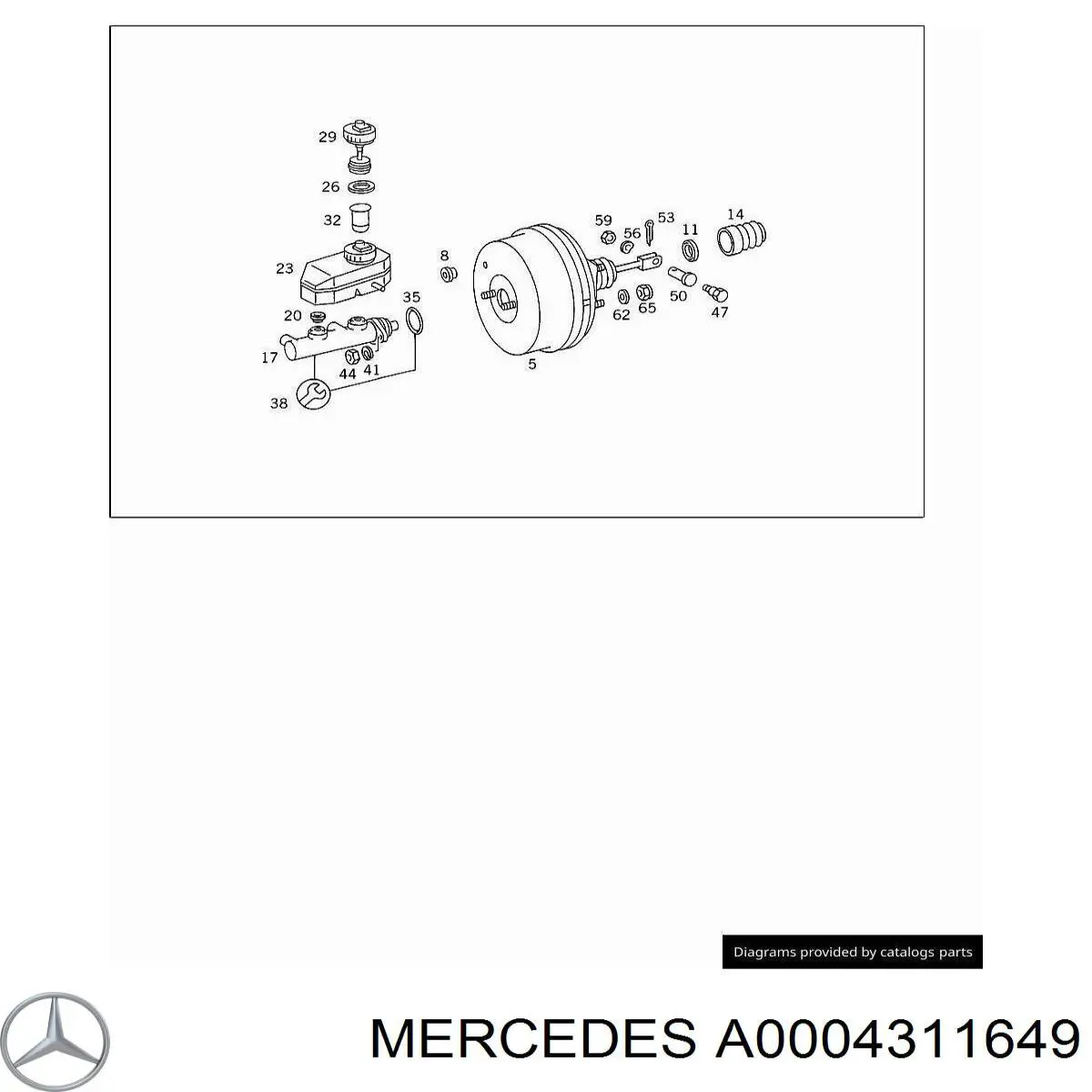  Mercedes A0004311649 precio, desde 8,38 EUR