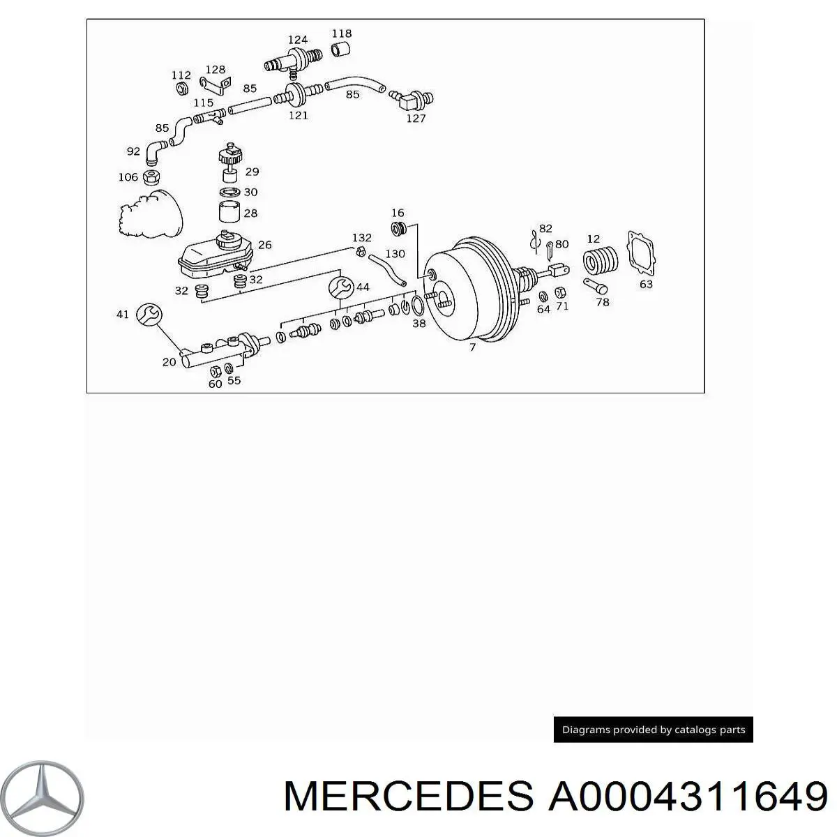 A0004311649 Mercedes 