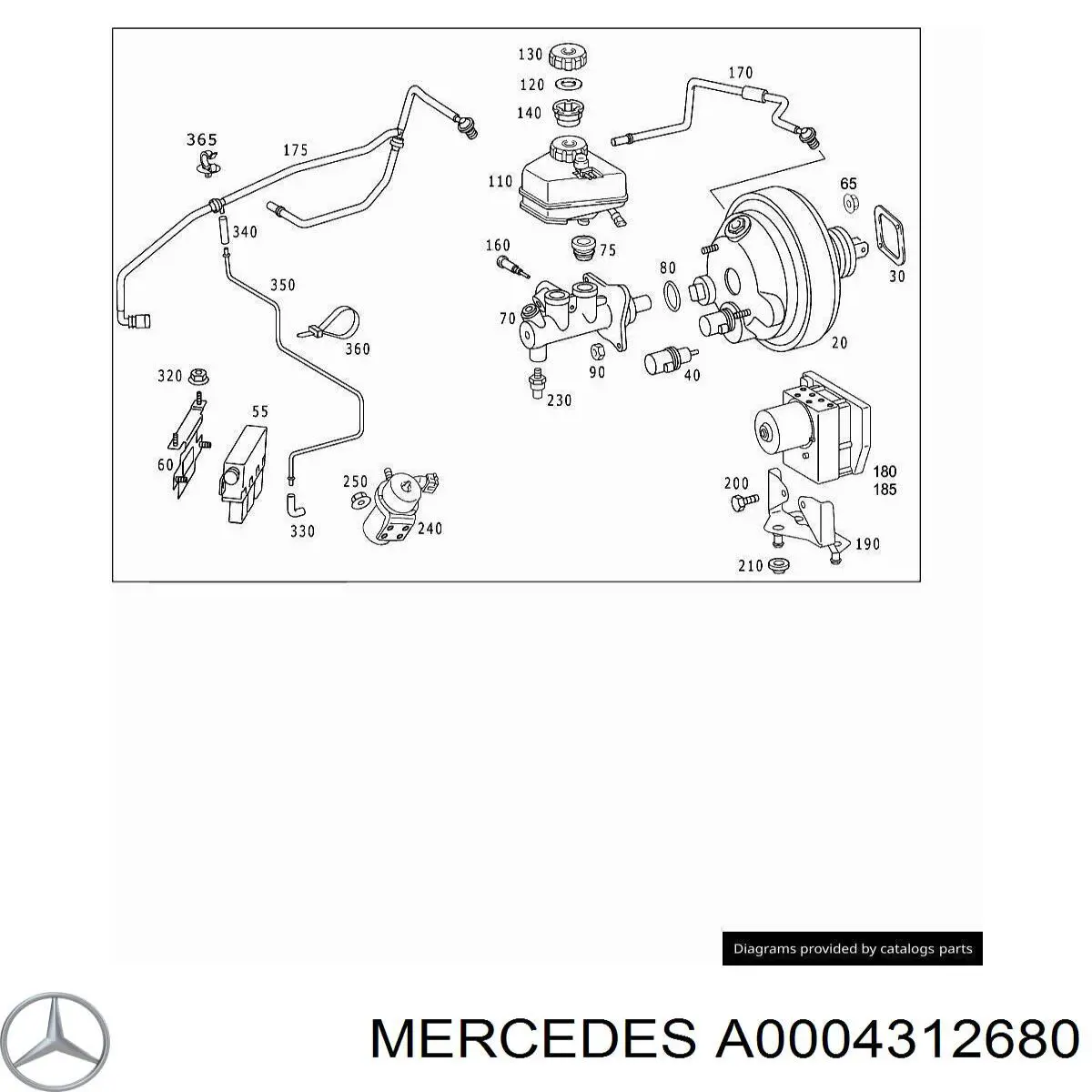  Mercedes A0004312680 precio, desde 6,53 EUR