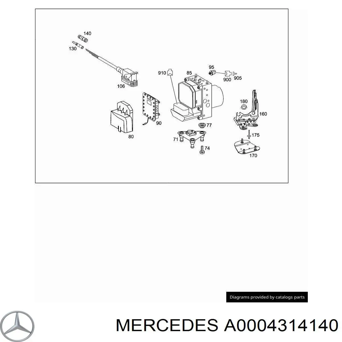  Mercedes A0004314140 precio, desde 59,99 EUR