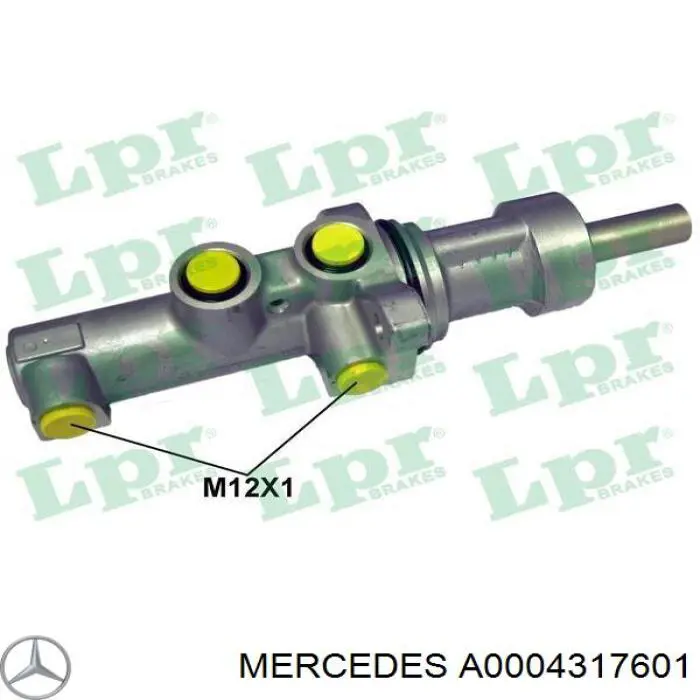 A0004317601 Mercedes bomba de freno