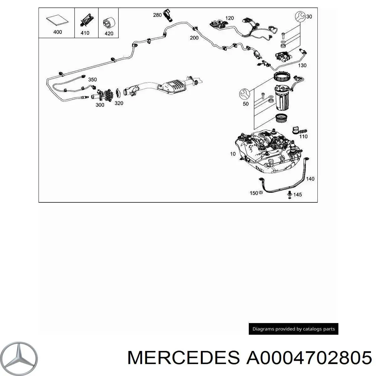  Mercedes A0004702805 precio, desde 70,00 EUR