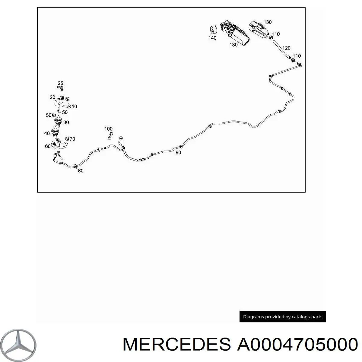 Filtro de carbón activado Mercedes A0004705000 precio, desde 68,24 EUR