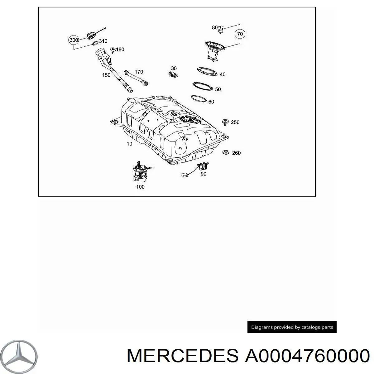  Mercedes A0004760000 precio, desde 21,55 EUR