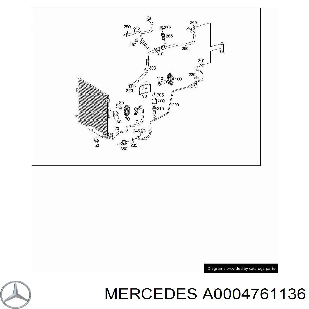 A0004761136 Mercedes