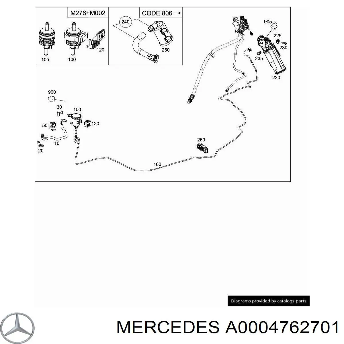 A0004762701 Mercedes