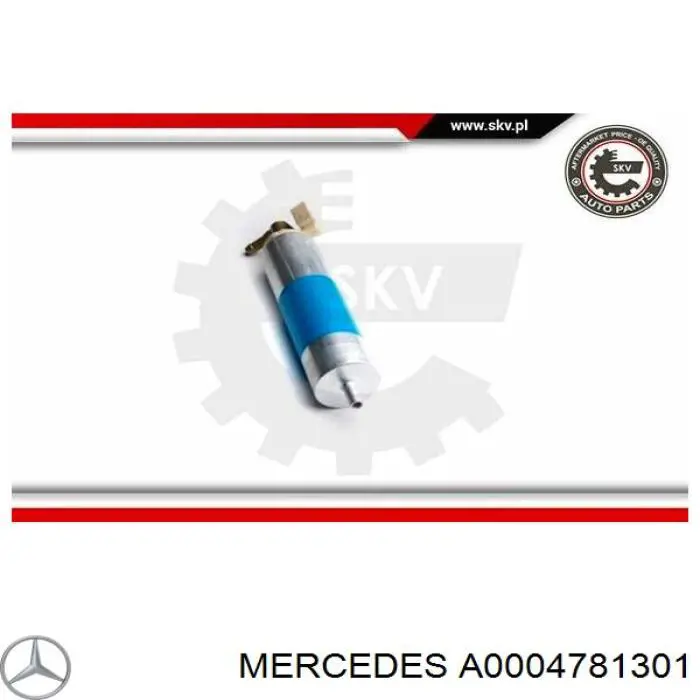 Bomba de combustible de línea Mercedes A0014702694 precio, desde 117,03 EUR