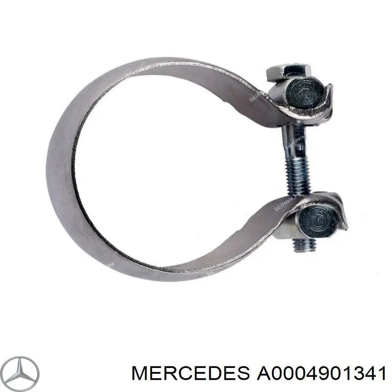 A0004901341 Mercedes abrazadera de sujeción delantera