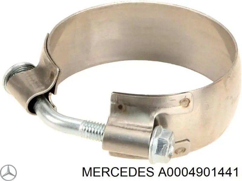 Abrazadera de silenciador delantera para Mercedes ML/GLE (W164)