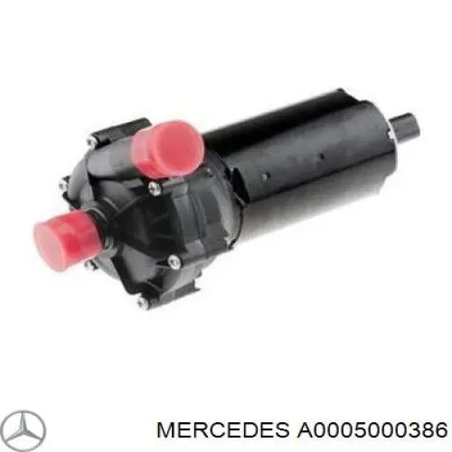 A0005000386 Mercedes bomba de agua, adicional eléctrico