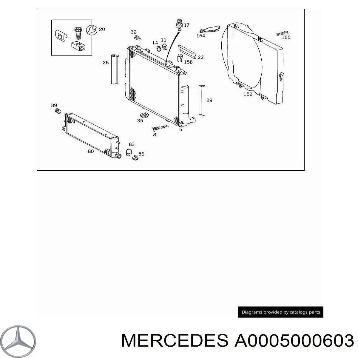A0005000603 Mercedes 