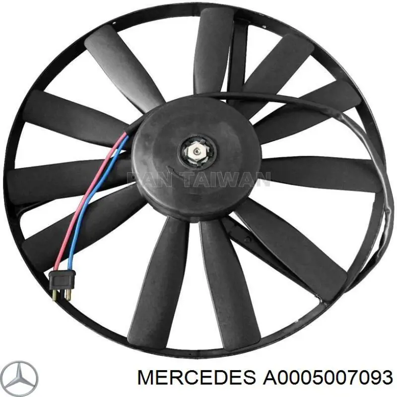 A0005007093 Mercedes ventilador del motor