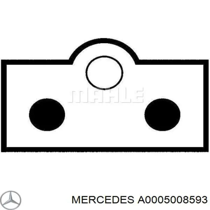 Ventilador de refrigeración completo derecho (motor y hélice) Mercedes A0005008593 precio, desde 105,25 EUR