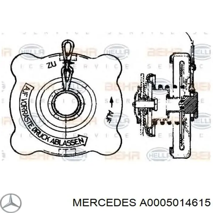 Comprar A0005014615 Mercedes Tapa radiador