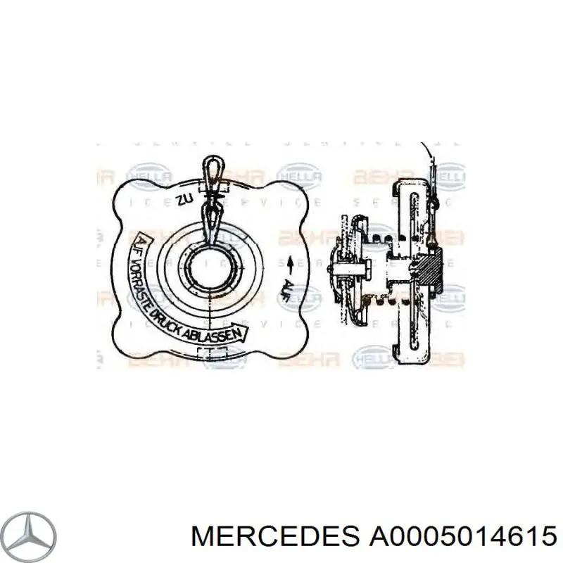 Tapa de radiador (tapón) Mercedes A0005014615 precio, desde 6,46 EUR