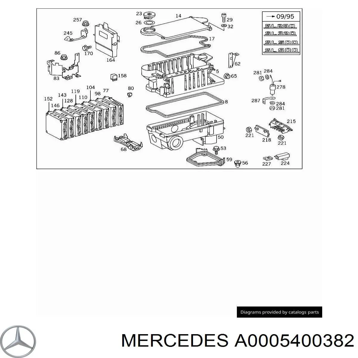  Mercedes A0005400382 precio, desde 19,00 EUR