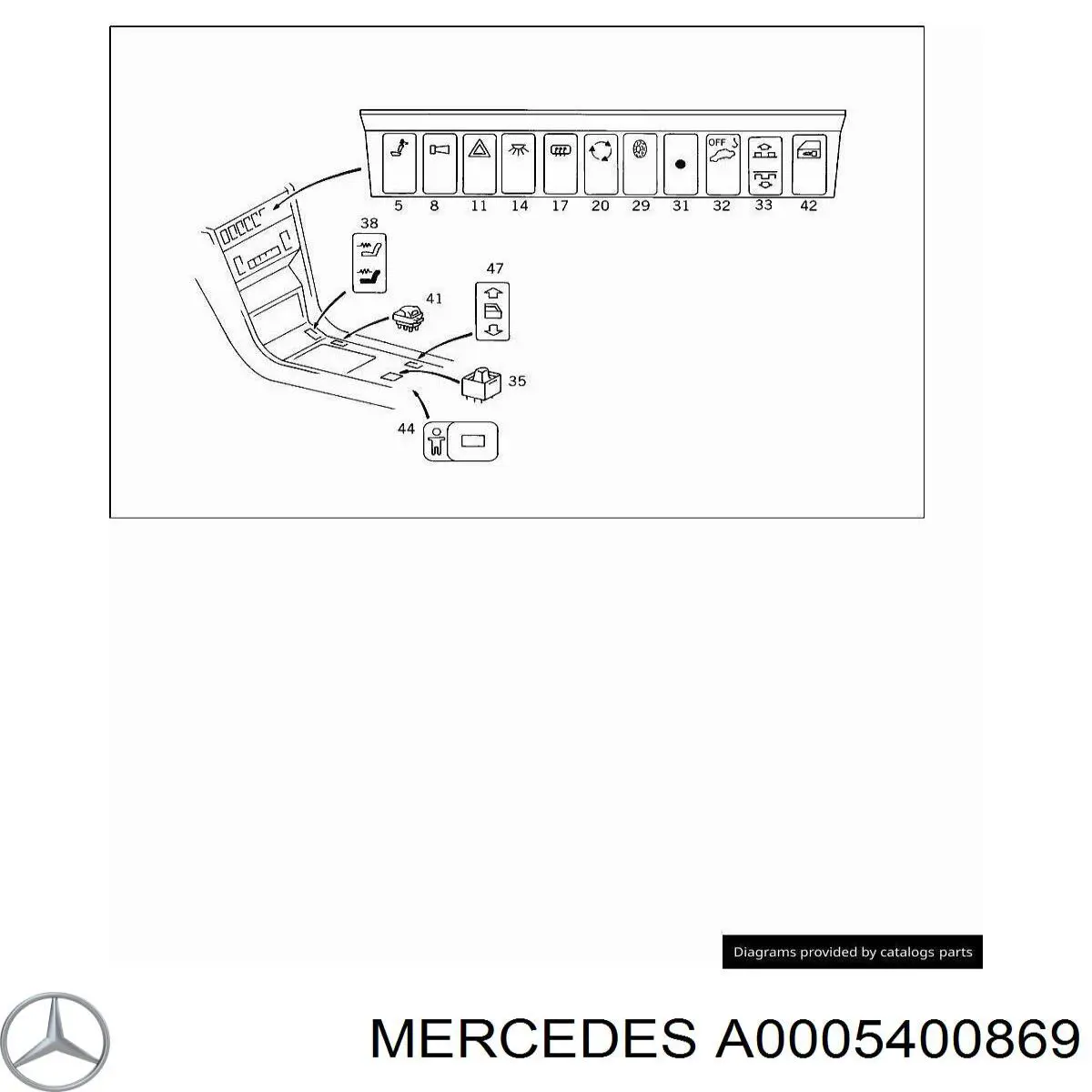 A0005400869 Mercedes