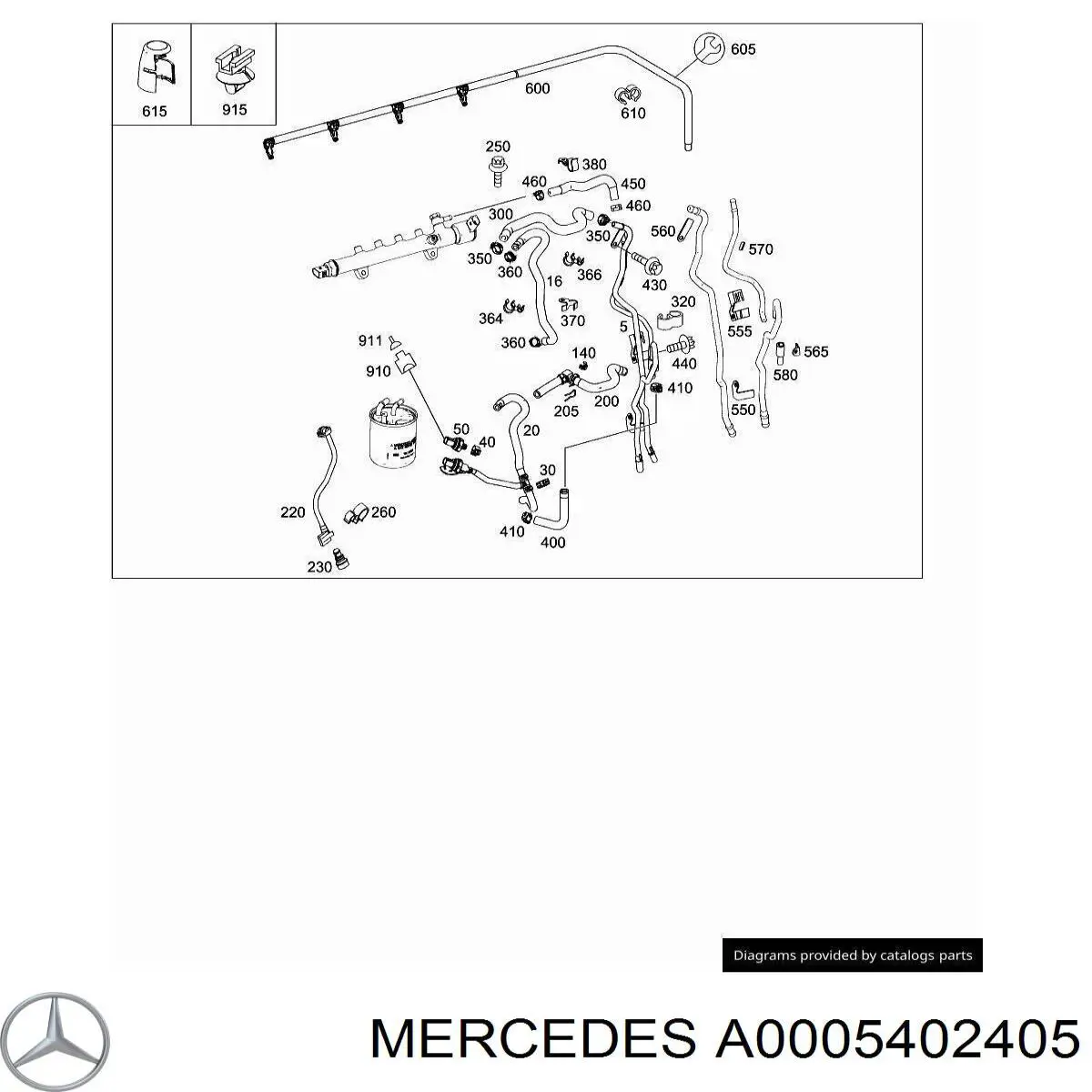 Terminal del cable A0085456326 Mercedes