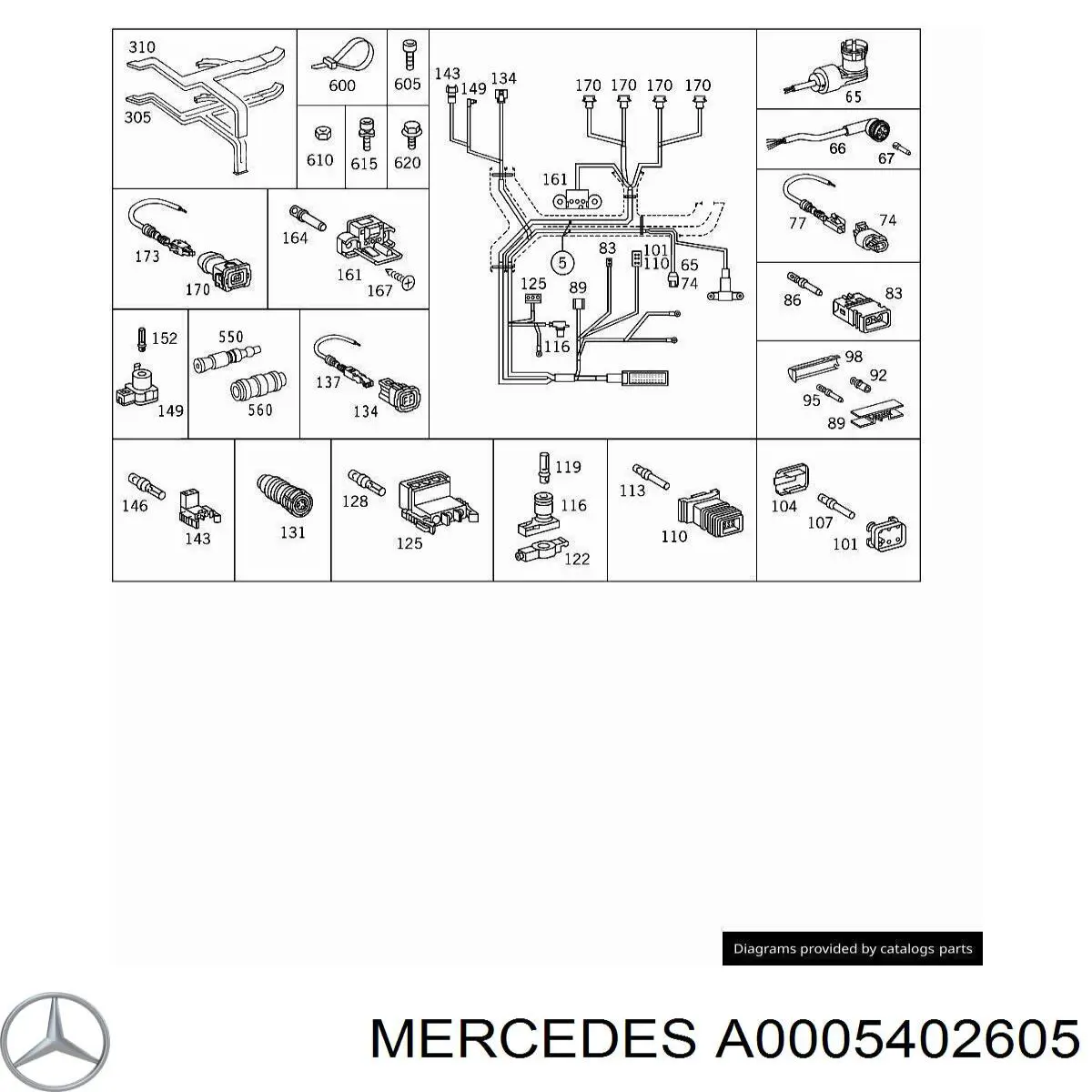  A0005402605 Mercedes