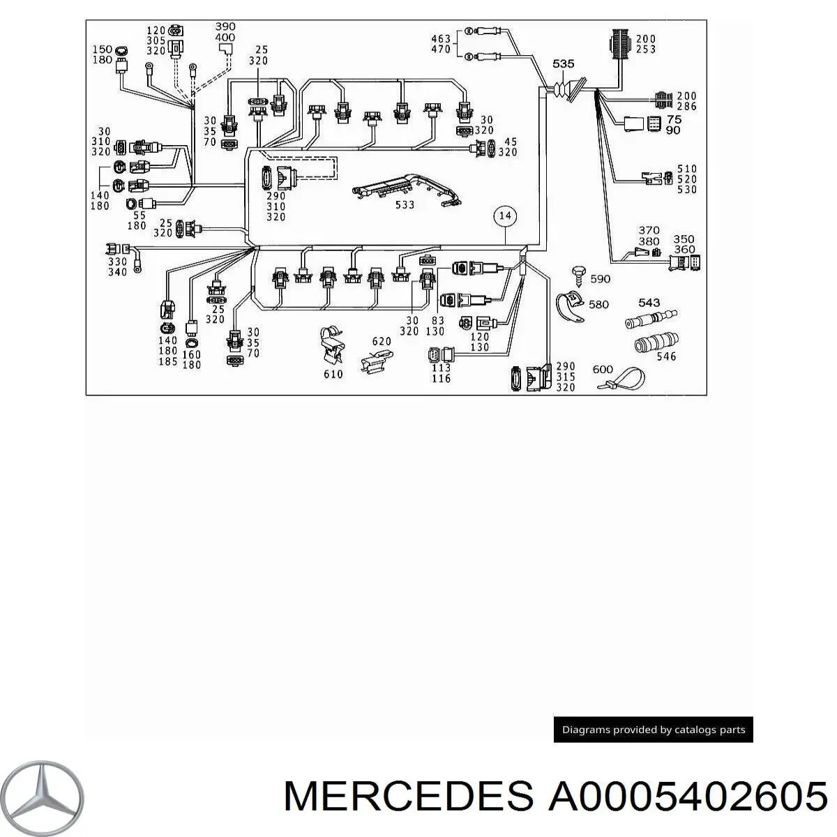 A0005402605 Mercedes 