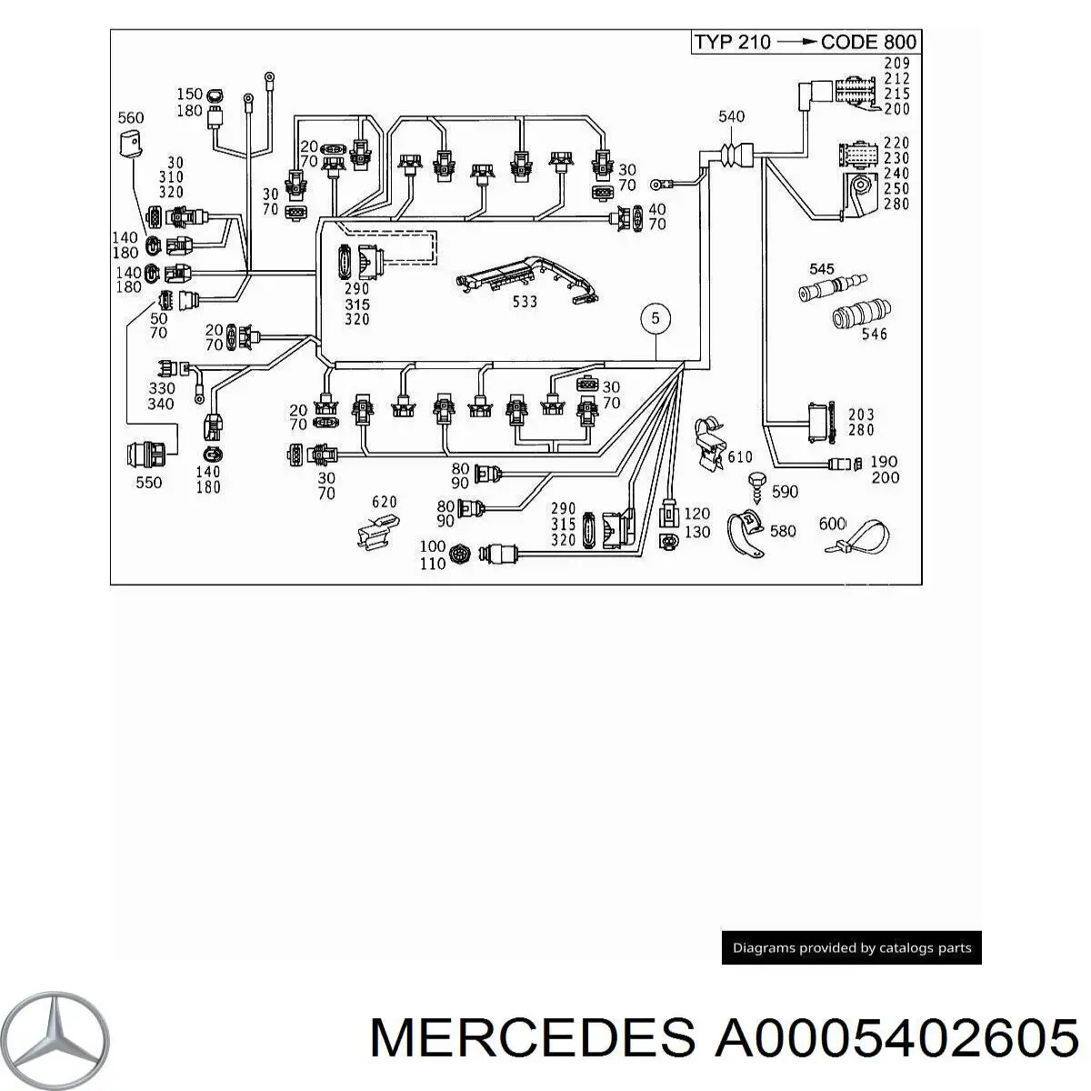 A0005402605 Mercedes