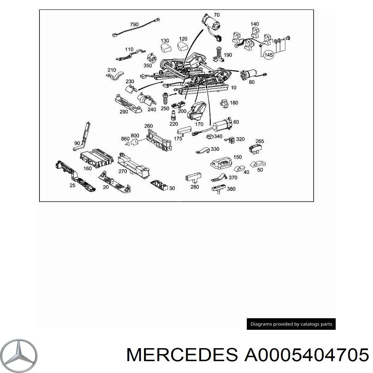 A0005404705 Mercedes 