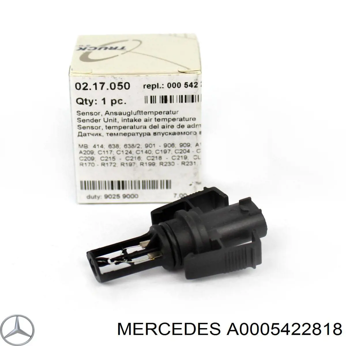 Sensor de temperatura de mezcla de aire Mercedes A0005422818