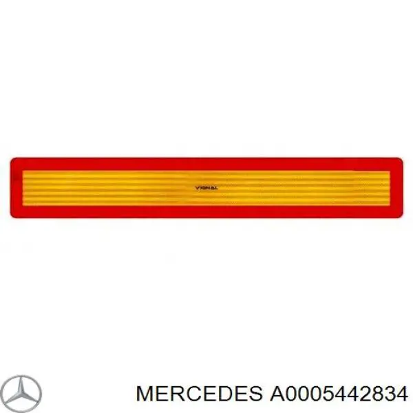 A0005442834 Mercedes piloto de matrícula