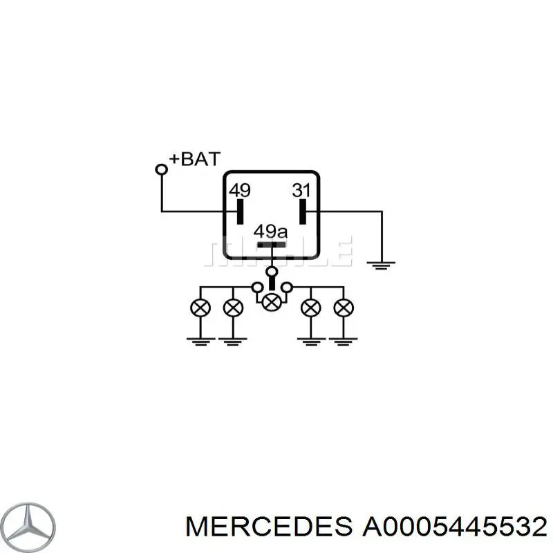 Relé de intermitentes MFL9 Mahle Original