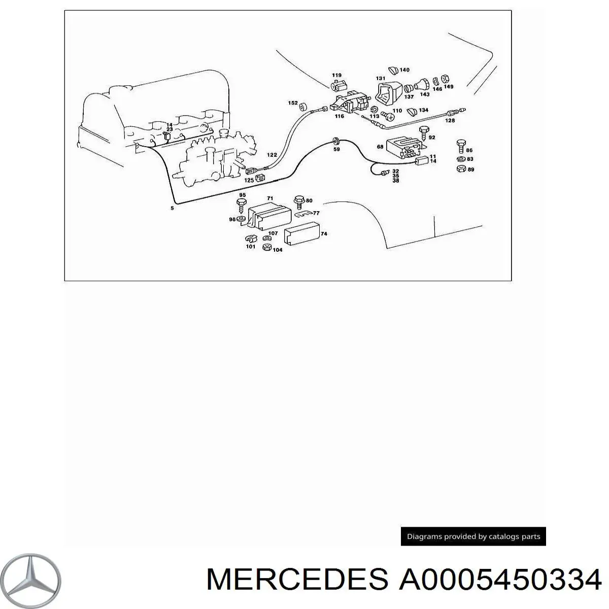  Mercedes A0005450334 precio, desde 0,44 EUR