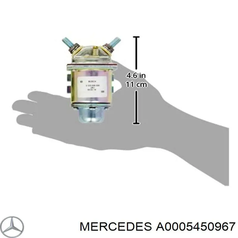 A0005450967 Mercedes interruptor magnético, estárter